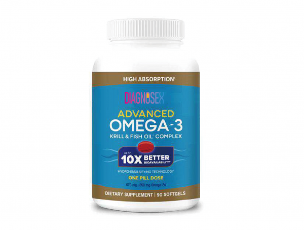 Advanced Omega 3 Krill and Fish OilComplex,250mg